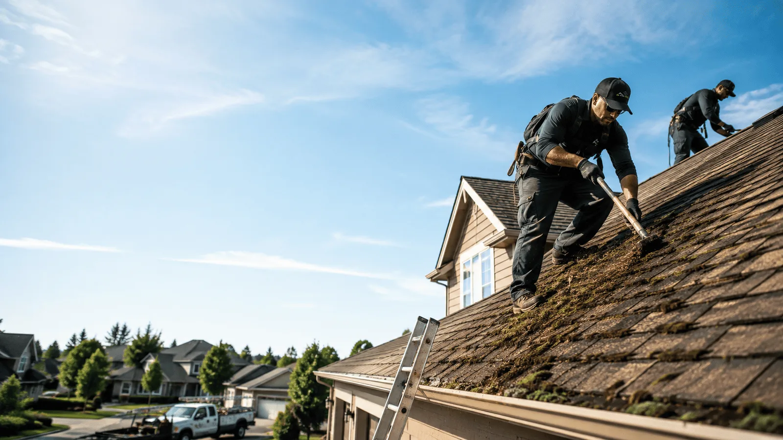 Roof Moss Removal in Webb, IA near me